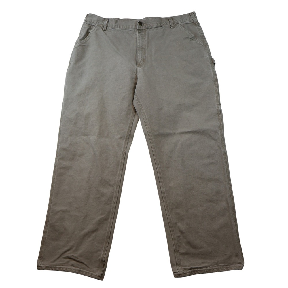 Carhartt Mens 40x32 Dungaree Fit Washed Duck Work Pants Desert B11 DES